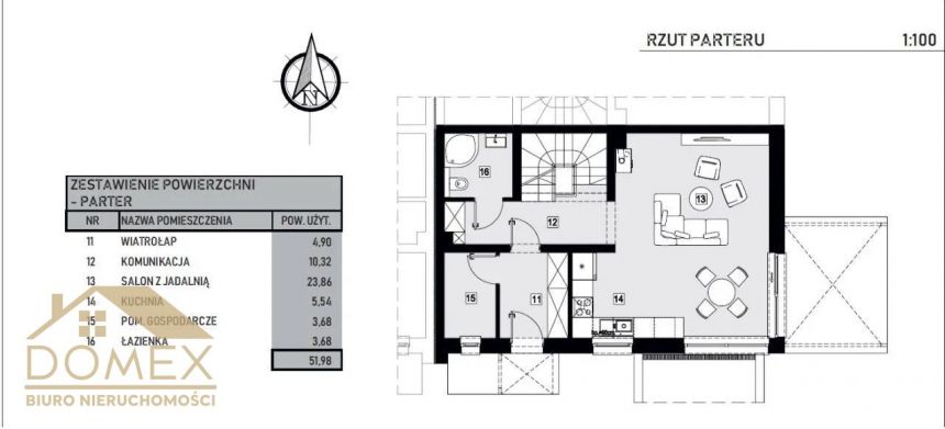 Rydułtowy, 650 000 zł, 96 m2, bliźniak miniaturka 9