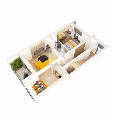 Mieszkanie dwupoziomowe od dewelopera miniaturka 7