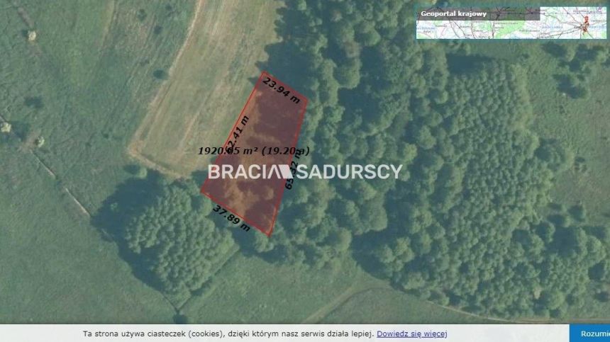 Działka budowlano - rolna u podnóża Zamku Tenczyn miniaturka 3