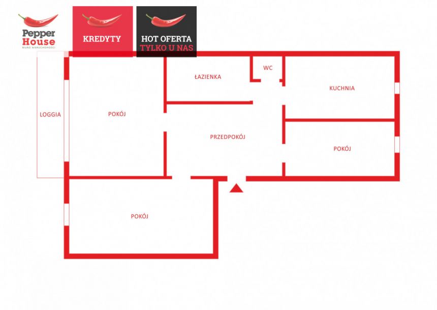 Gdańsk Żabianka, 605 000 zł, 52.6 m2, M3 miniaturka 2