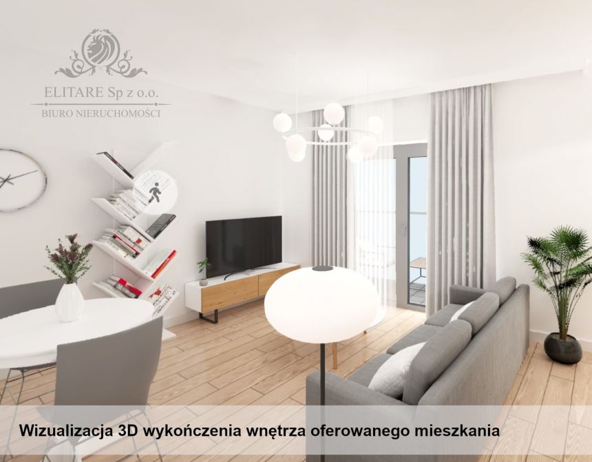 Mieszkanie NOWE 44,77m2 ,2 pok. w Centrum Wrocławia/Stare Miasto miniaturka 3