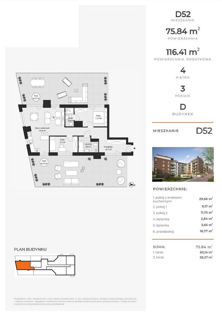 Apartament w Katowicach! 2 TARASY! 0% PCC! miniaturka 2