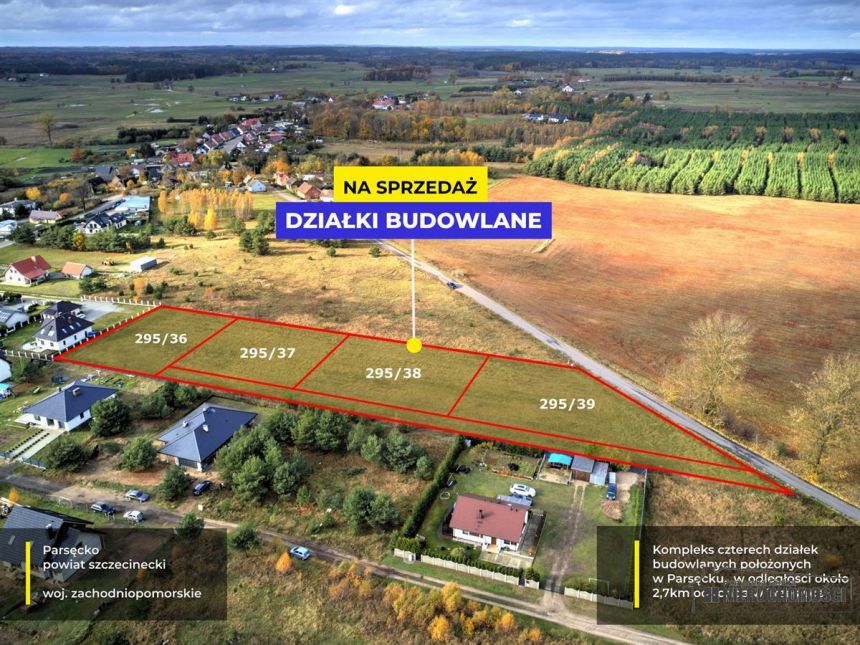 Działki budowlane pod Szczecinkiem, Tarnina. miniaturka 2