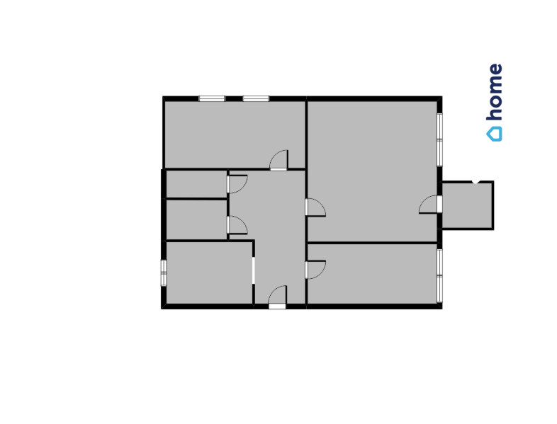3 pokoje - do adaptacji - 63,7m2 - zdjęcie 1