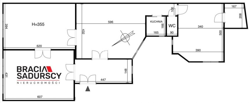Przestronny lokal biurowy w sercu Krakowa 110m2! miniaturka 3
