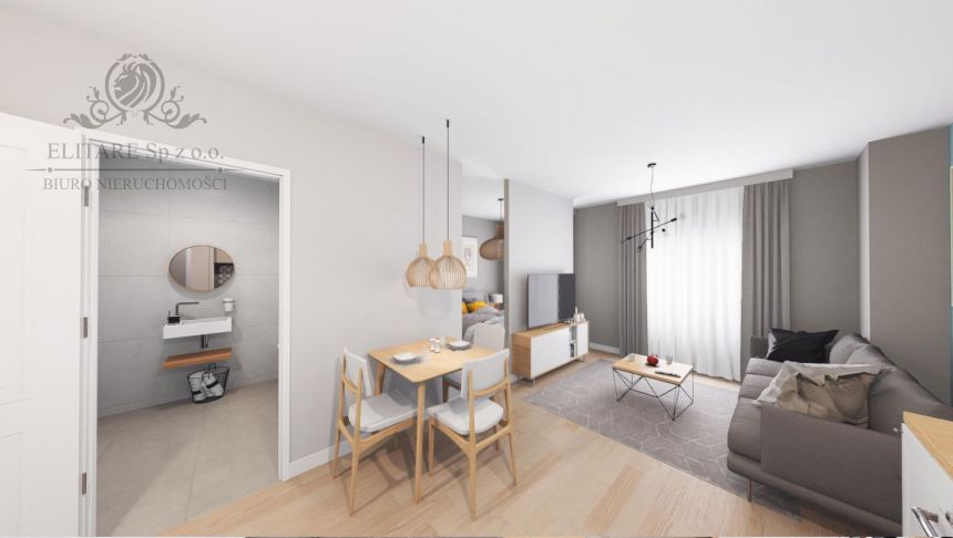 Mieszkanie 32,28m2 możliwość wydzielnia sypialni/duża loggia/Wrocław Szczepin miniaturka 4