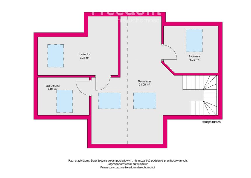 Wyjątkowe dwupoziomowe mieszkanie w sercu Ostródy miniaturka 15