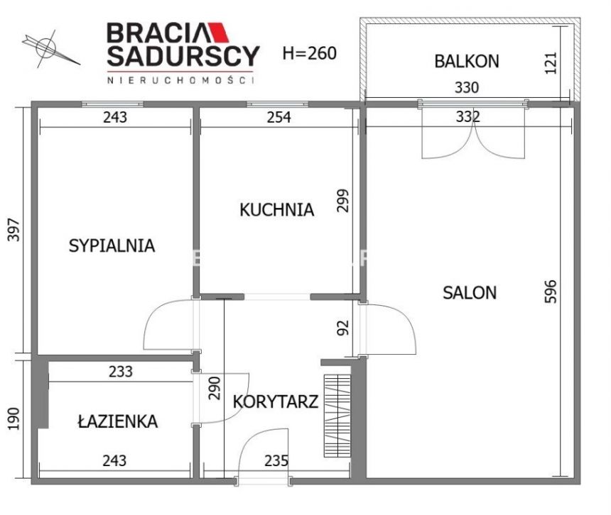 Podgórze Duchackie, 2 osobne pokoje, 49 m2 miniaturka 3