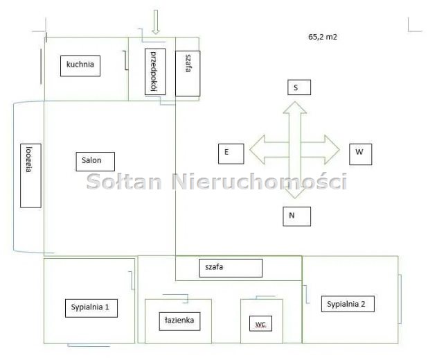 Warszawa Bielany, 870 000 zł, 65.3 m2, stan dobry miniaturka 8