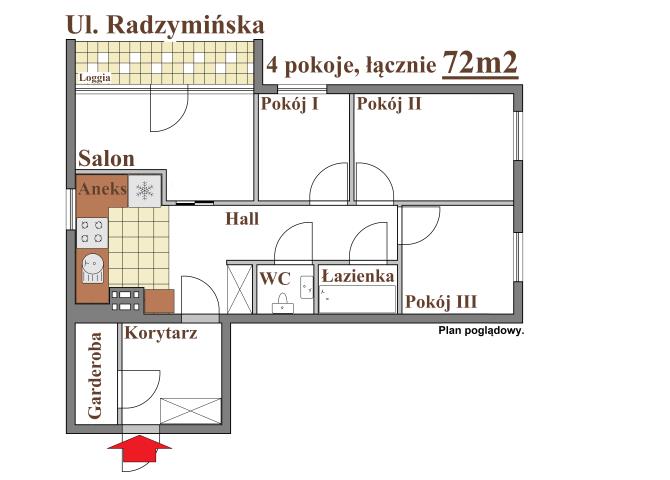 OKAZJA, 8 min do metra, 4 pokoje, balkon miniaturka 3