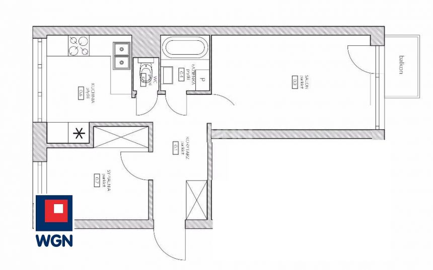 Piotrków Trybunalski Osiedle Wysoka Łódzka, 215 000 zł, 39 m2, pietro 4/5 miniaturka 4