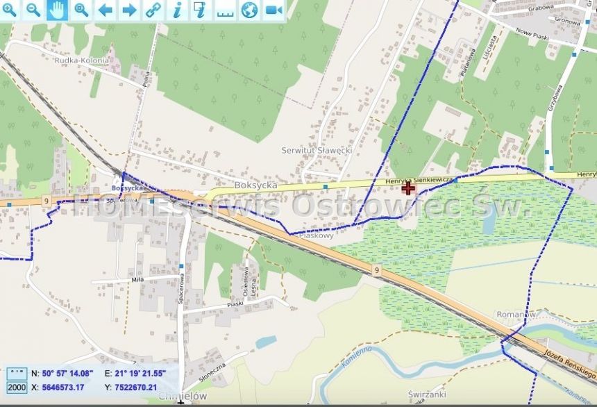 Działka 3013m2 przy wejździe do Ostrowca (stara 9) miniaturka 6