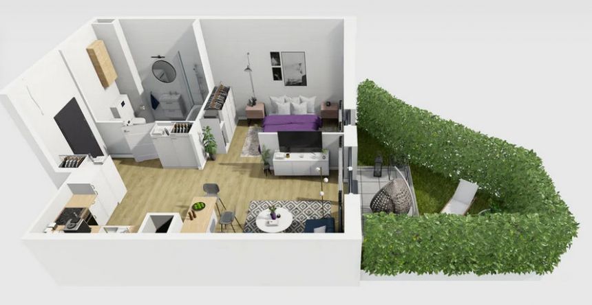 Apartament hotelowy/dla studenta/pod inwestycję/Fabryczna miniaturka 16