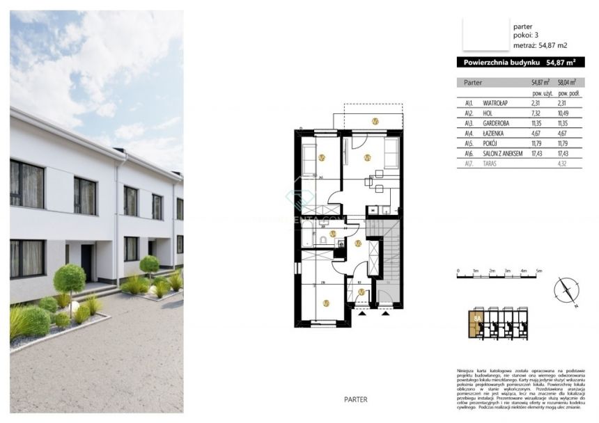 Mieszkanie z ogródkiem, 55 m2, Matysówka miniaturka 4