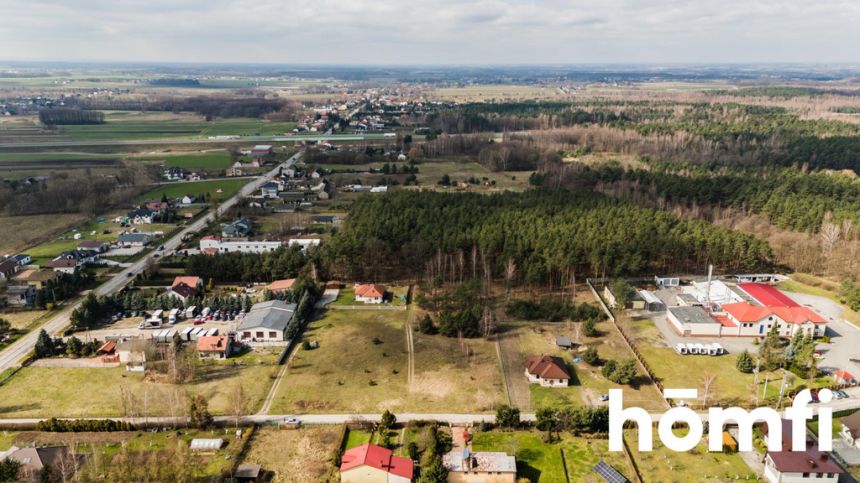 Ustawne działki pod lasem w Mleczkowie, z drogą. miniaturka 11