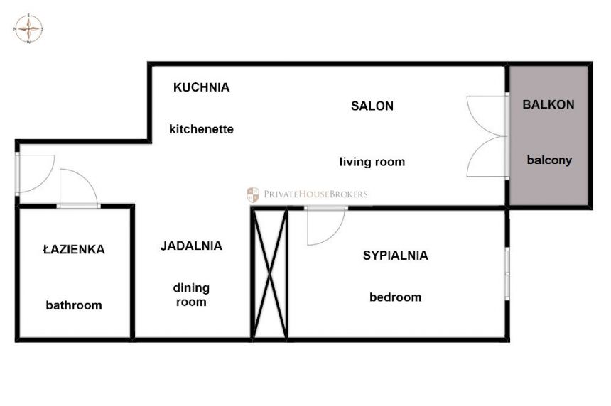 Federowicza 50m² nowoczesne 2 pokoje Czerwone Maki miniaturka 15