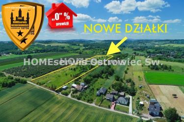 Piękne działki na sprzdaż Ul.Dąbrówki Ostrowiec