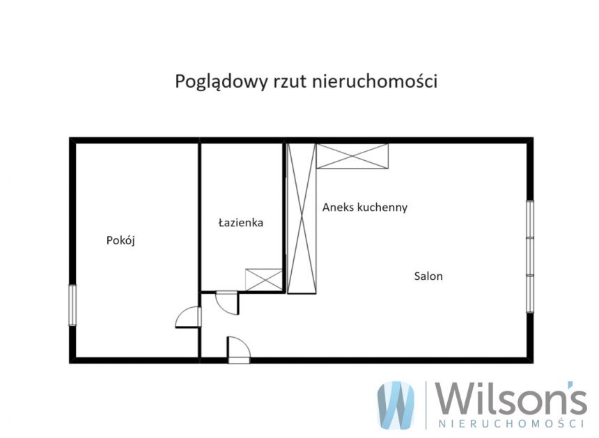 Warszawa Mirów, 1 050 000 zł, 46 m2, pietro 7/7 miniaturka 12