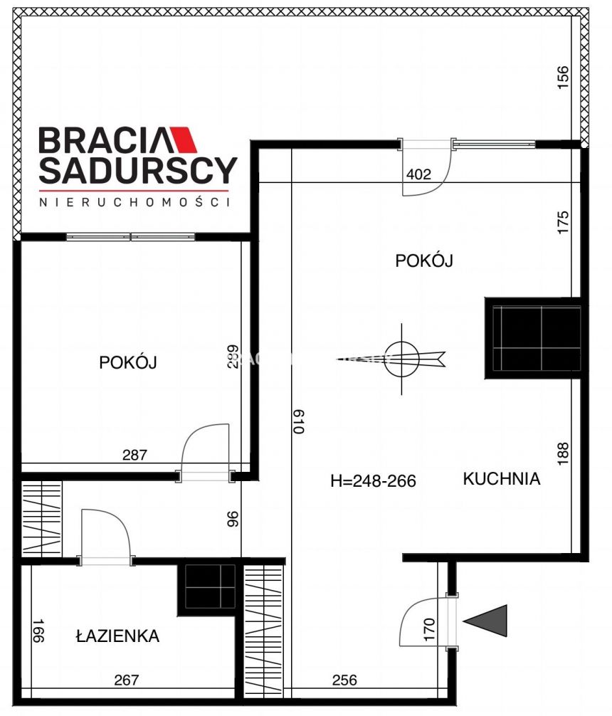 Widokowe, 2pokoje /Obozowa/ Ruczaj ostatnie piętro miniaturka 28