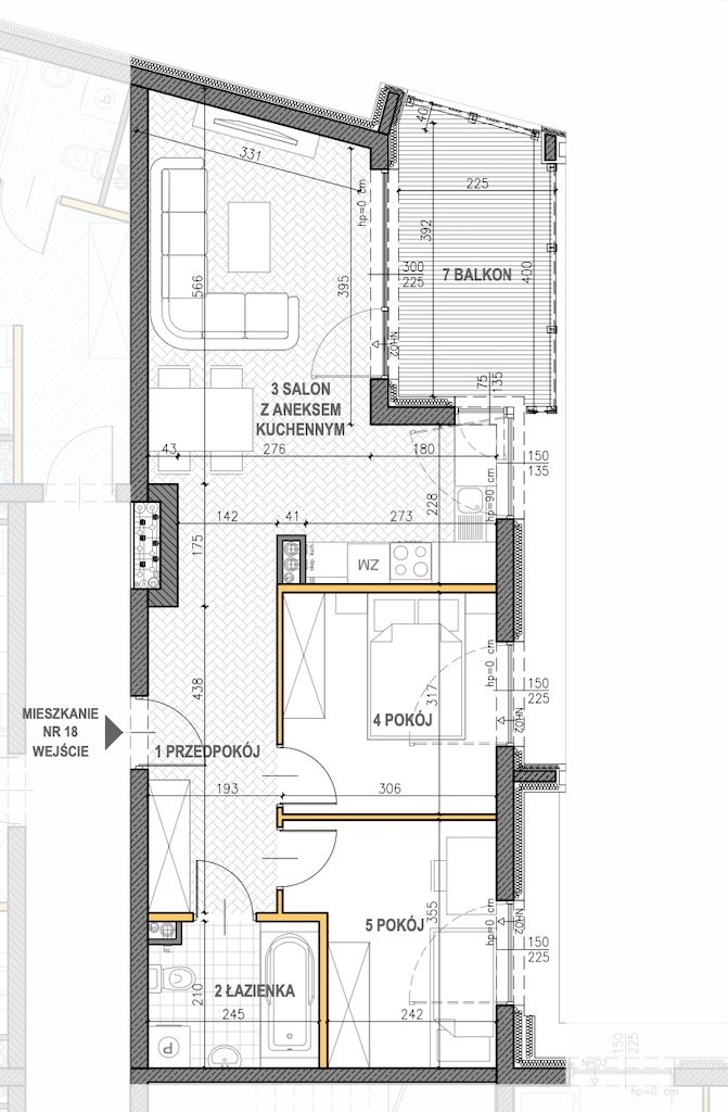 MIESZKANIE 56,02 M2 Z BALKONEM - BUSKO-ZDRÓJ miniaturka 6