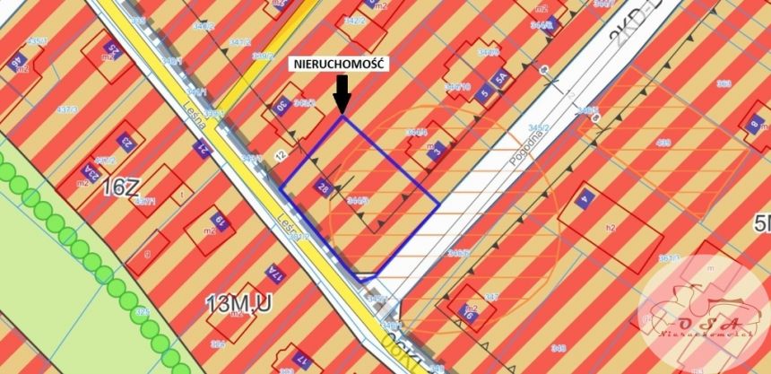 Budowlana MPZP MN/U narożnikowa ul. Leśna/Pogodna miniaturka 12