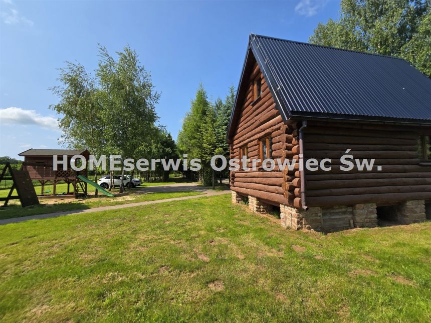 Dom z bali góralski Czerwona Góra działka 4600 m2 miniaturka 2
