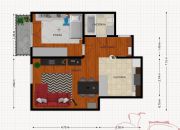 2 pok. 46 m² z wyposażeniem balkon Mosina Krosno miniaturka 12