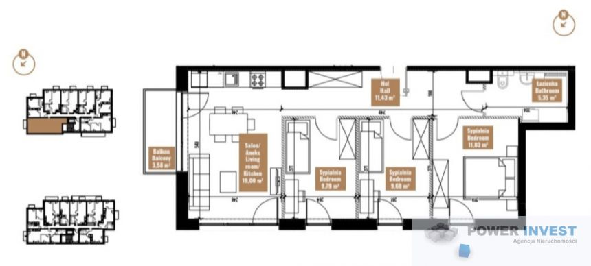 Duży apartament 67,80m2 - Zabłocie miniaturka 4