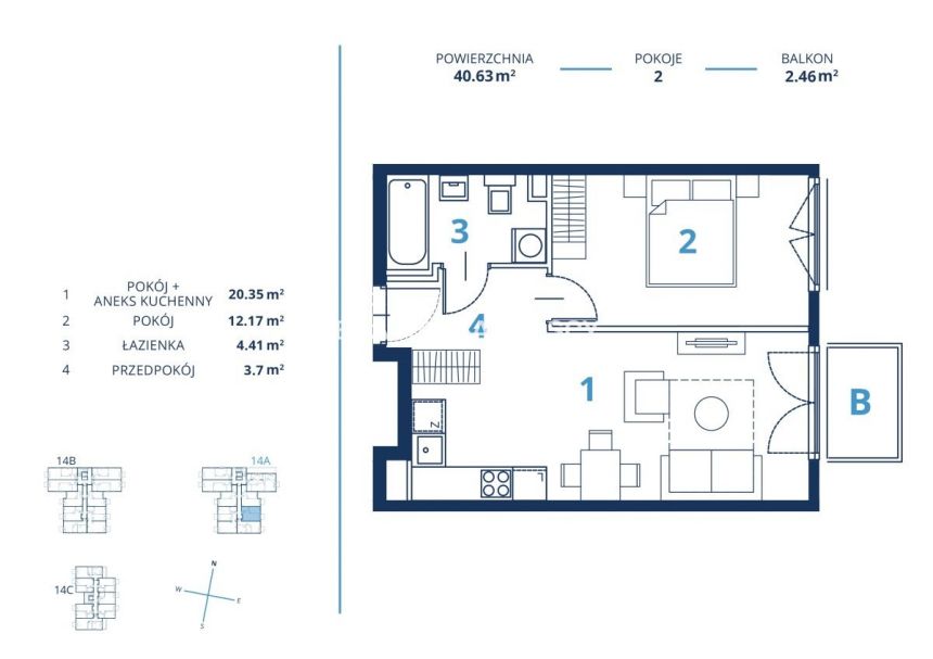 Gotowa inwestycja - metraże od 39 m2, Kraków miniaturka 10