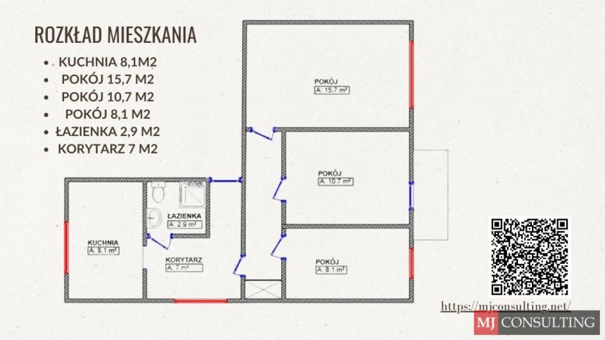 Wrocław Fabryczna 720 000 zł 61.75 m2 miniaturka 5