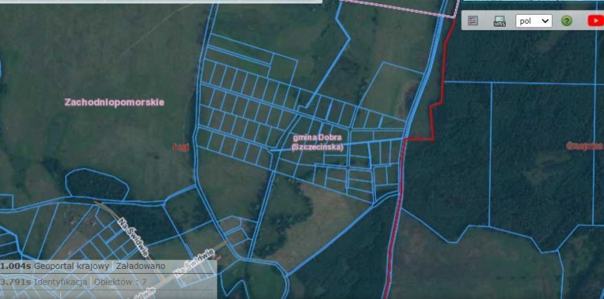 Działka o pow.3219 m2,Łęgi,gm. Dobra,Na Świdwie. miniaturka 4