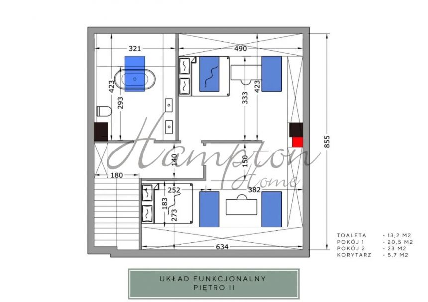 Warszawa Wawer, 1 490 000 zł, 168.4 m2, bliźniak miniaturka 4