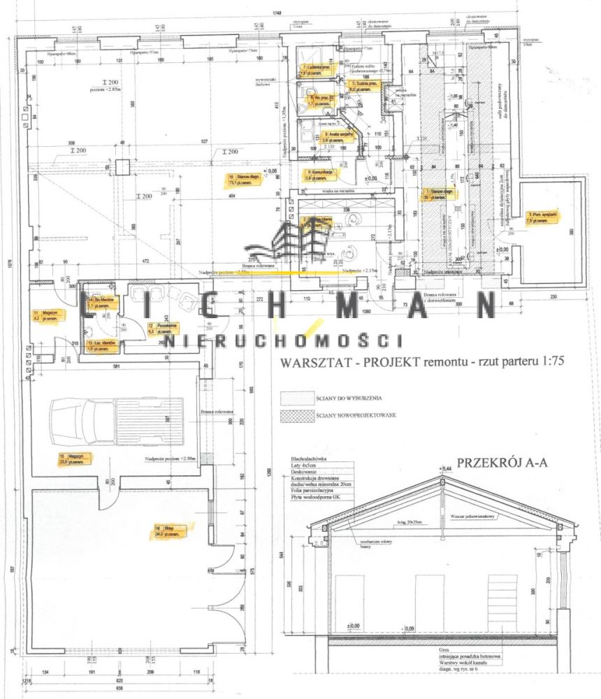 Łódź Górna, 1 200 000 zł, 208.57 m2, pietro 1 miniaturka 1