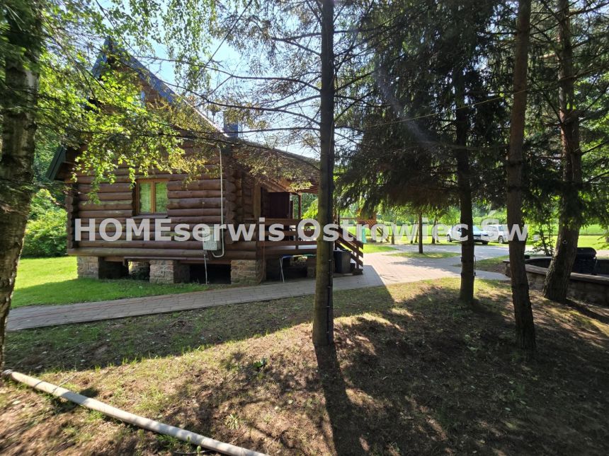 Dom z bali góralski Czerwona Góra działka 4600 m2 miniaturka 4