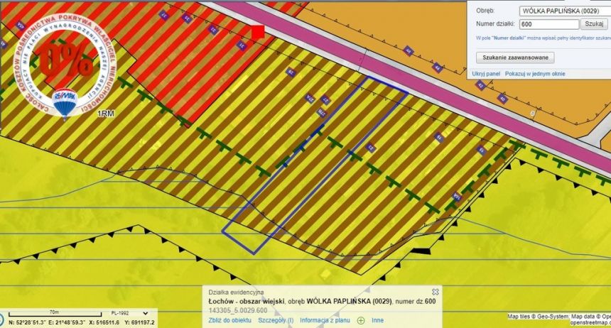 Działka budowlano - rolna nad rzeką Liwiec miniaturka 11