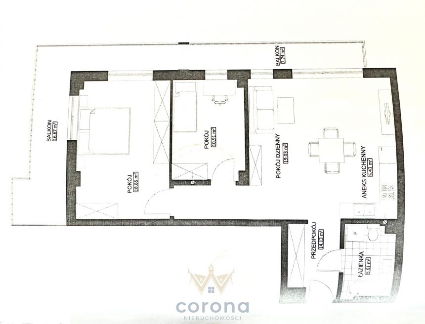Warszawa Praga-Południe, 1 299 000 zł, 74 m2, stan bardzo dobry miniaturka 11