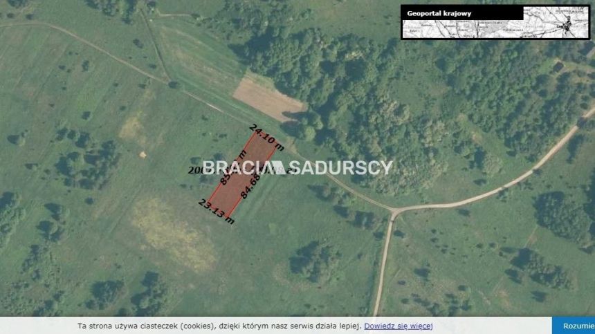 Działka budowlano - rolna w pobliżu Zamku Tenczyn miniaturka 4