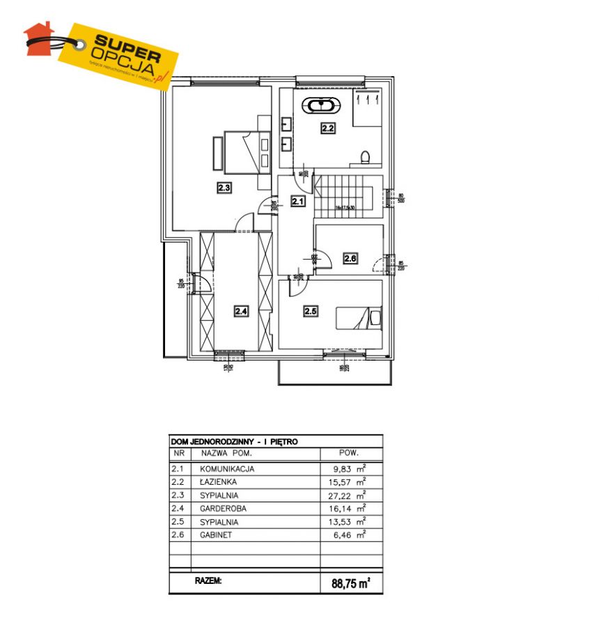 Kraków Wola Justowska, 6 600 000 zł, 238.33 m2, 5 pokoi miniaturka 37