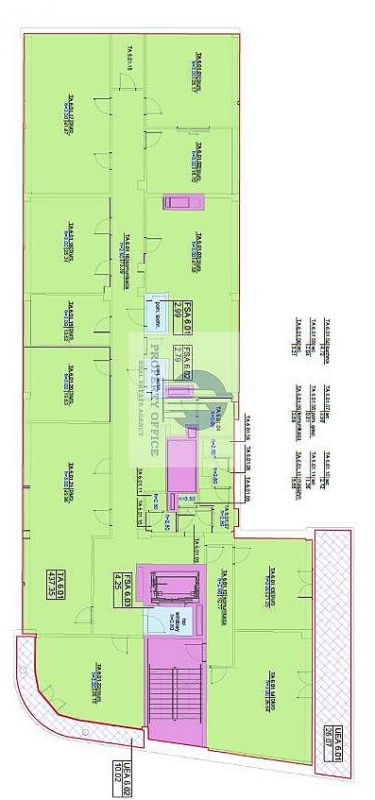 Mokotów:podnajem- biuro 522,32 m2