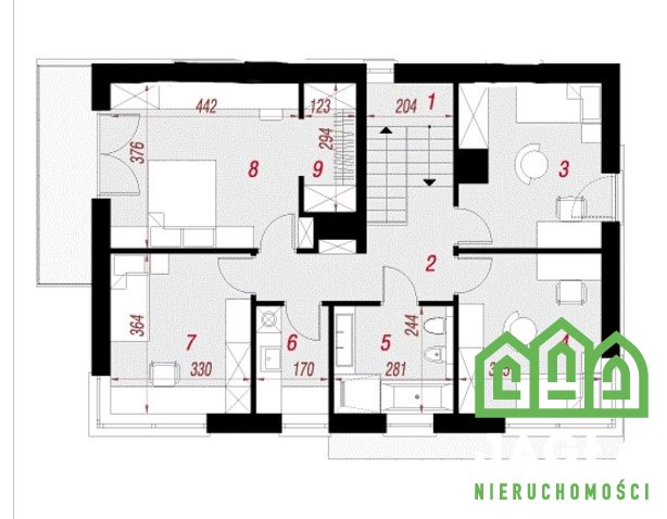 Osielsko Willa Pola developer las 155/650m2,2022r miniaturka 3