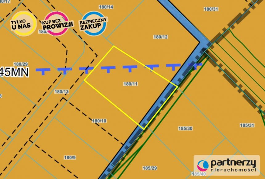 Pomlewo, 130 000 zł, 11.42 ar, przyłącze prądu miniaturka 5