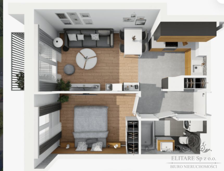 Mieszkanie nowe 2pok, 39,20m2 balkon / Krzyki, Księże Wielkie, Wrocław miniaturka 6