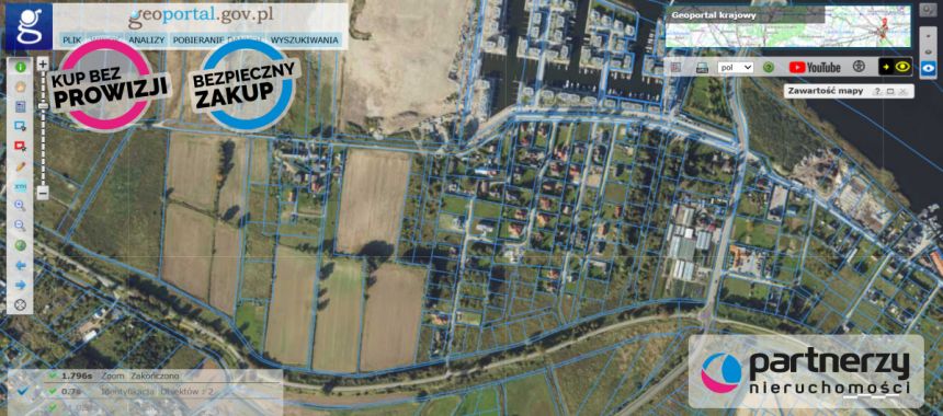 Wiślinka, 11 475 000 zł, 1.35 ha, droga dojazdowa utwardzona miniaturka 2