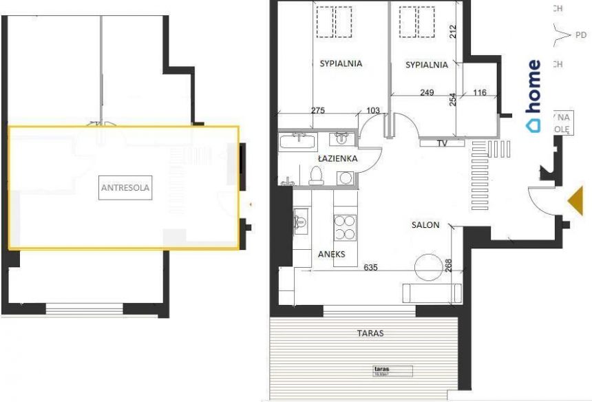 Loftowy apartament z tarasem - Osielsko miniaturka 15