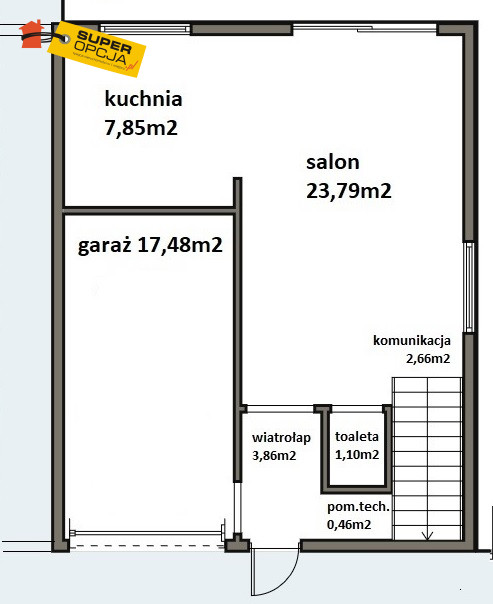 Zawada, 749 000 zł, 109.57 m2, 4 pokoje miniaturka 9