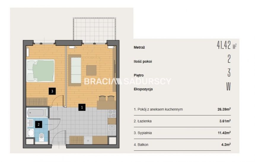 Nowoczesne mieszkania Kraków/Krowodrza! miniaturka 3