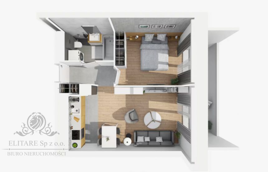 Mieszkanie 42,78m2 w Nowej inwestycji blisko Dworca Głównego miniaturka 8