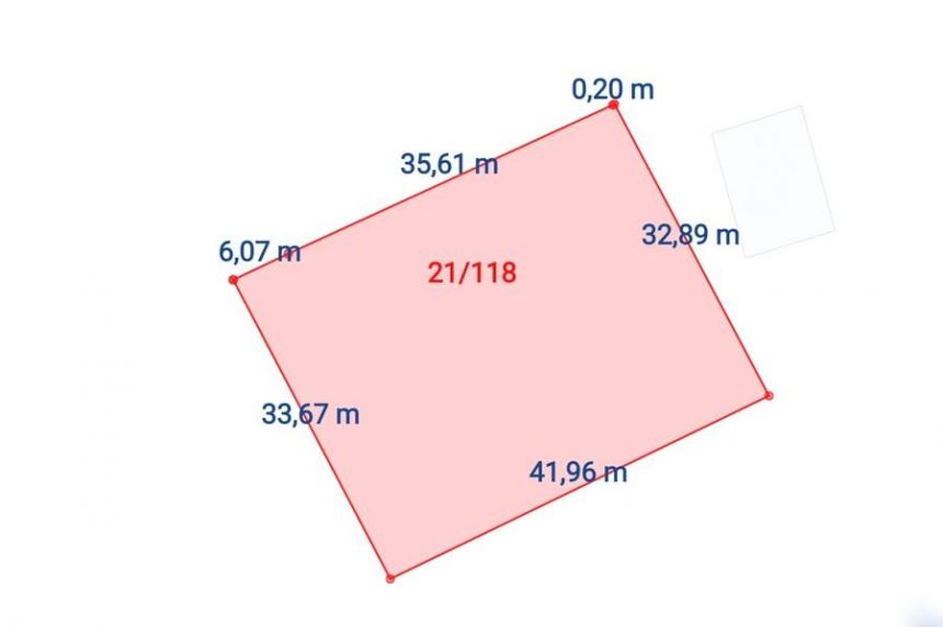 Działka inwestycyjna 1395m2 Bogaczewo miniaturka 5