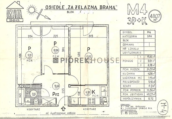 3-pokojowe mieszkanie na Śródmieściu miniaturka 12