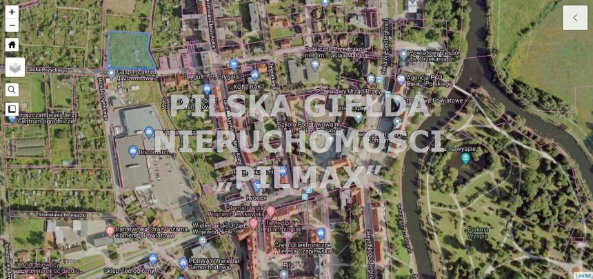 Piła Śródmieście, 1 950 000 zł, 40.34 ar, przyłącze wodociągu miniaturka 5